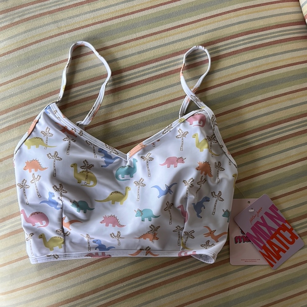 Kortni Jeane V’d Crop Top Dinos